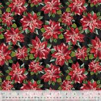 Holiday Greetings - Black Poinsettias - 53604-3