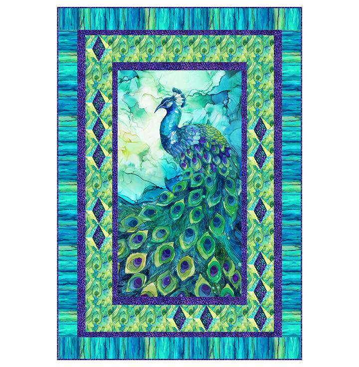 Lanterns Quilt Kit Featuring Allure Fabric