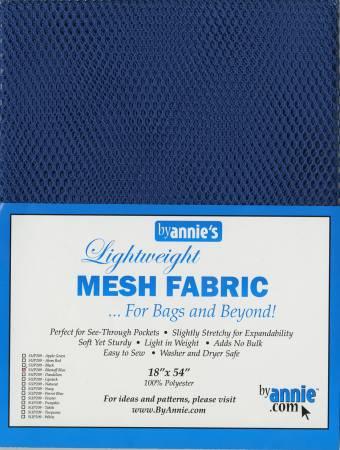 Lightweight Mesh Fabric - Blastoff Blue 18 in x54 in