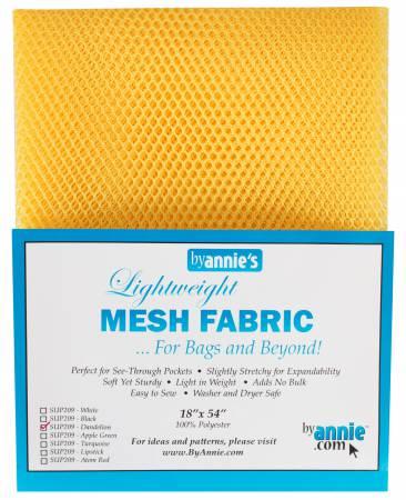 Lightweight Mesh Fabric Dandelion 18 in x54 in