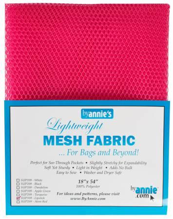Lightweight Mesh Fabric Lipstick 18 in x54 in