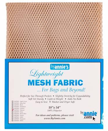 Lightweight Mesh Fabric Natural 18 in x54 in