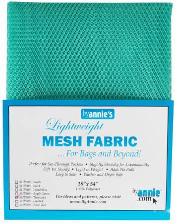 Lightweight Mesh Fabric Turquoise 18 in x54 in
