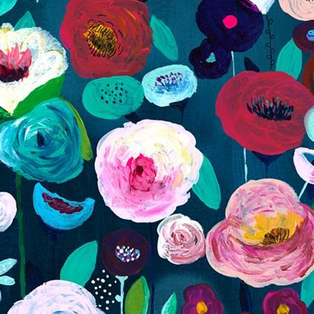 Mallard Flower House Digital Cuddle Print
