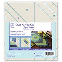 Quilt As You Go Table Runner -  Morning Blend
