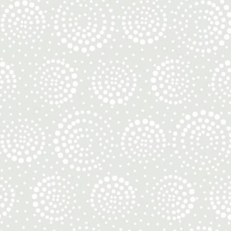 Ramblings Circle Dots White on White RA134886-W