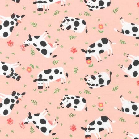 SRK-21328-10 Cows Pink Quilting Cotton