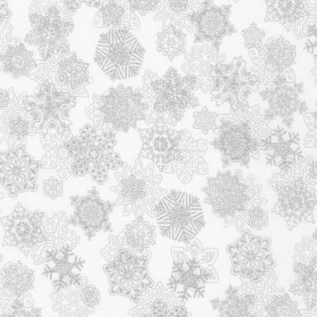 SRKM-21603-88 Holiday Flourish Snow Flower - Snowflakes Ice w/Metallic