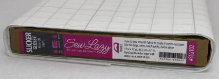 Sew Lazy Slicker Iron-on Gloss Vinyl Interfacing 17 in