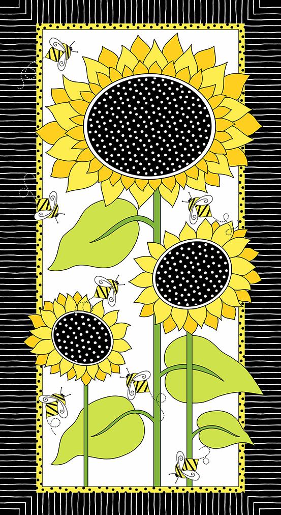 Sunflowers And Honey Panel A-9985-KL