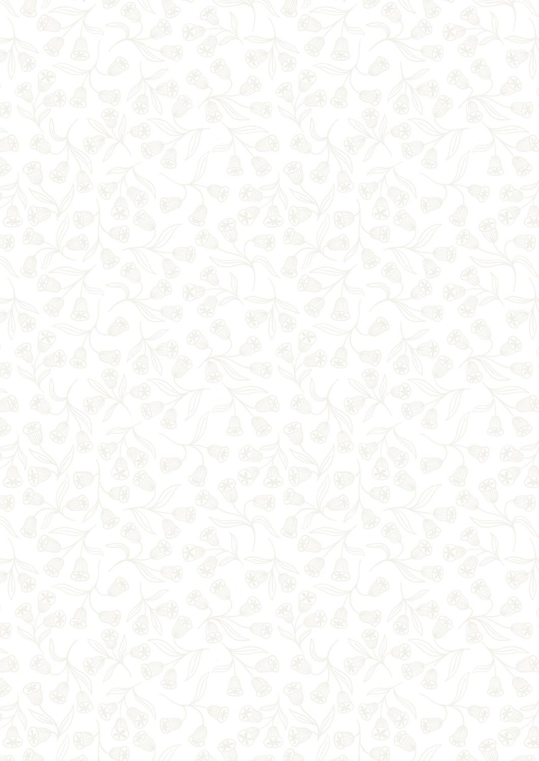 TT7-1 Bell Flowers white on white