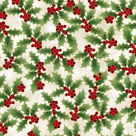 U7770H-20G Holiday Wishes Holly Berries N